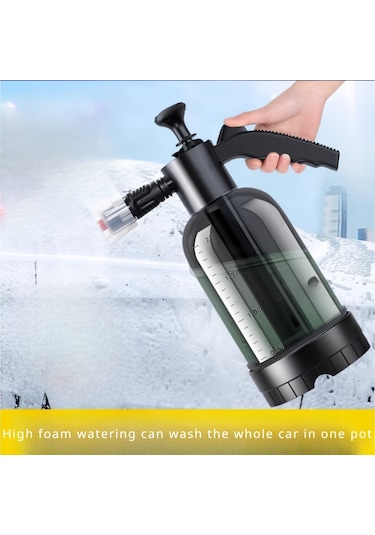 Tcherchı 2 L El Tipi Yüksek Basınçlı Plastik Bahçe Sulama Kabı Siyah