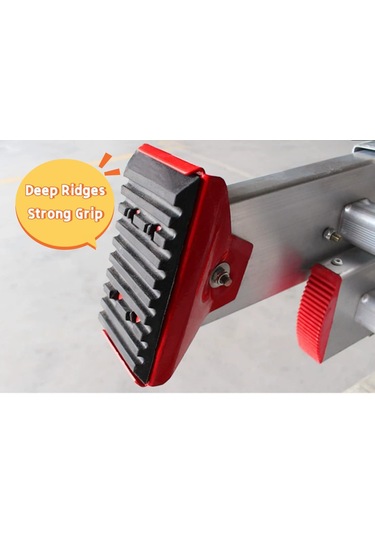 Symbee Alüminyum Merdiven Kaymazsız Yedek Ayaklıkları - Çift Paketli, Uyumlu Vida Dahil