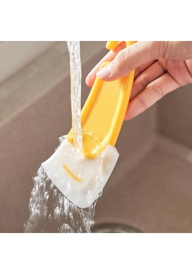 Tenfowee Yüksek Sıcaklığa Dayanıklı Silikon Leğen Tarafı, Yemek Artıklarını Hızlı Temizleyen, Asma Delikli Yıkama Spatulası 1 Adet Sarı Tenfowee Yüksek Sıcaklığa Dayanıklı Silikon Leğen Tarafı, Yemek Artıklarını Hızlı Temizleyen, Asma Delikli Yıkama Spatulası 1 Adet Sarı