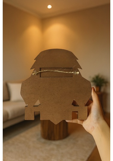 Kartal Figürlü Duvar Anahtarlık Askısı Siyah - Beyaz