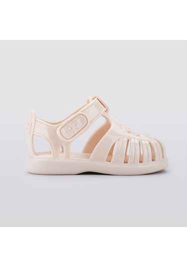 Igor Tobby Gloss Kız Çocuk Fildişi Parlak Sandalet S10311-079 Fildişi