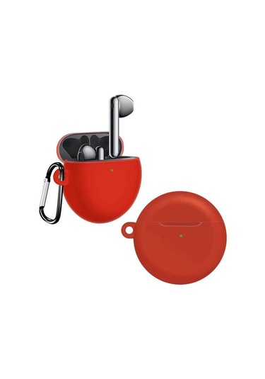 Noktaks - Huawei Freebuds 4 Uyumlu Freebuds 4 - Kılıf Airbag 24 Kılıf - Beyaz