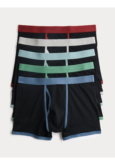 Marks & Spencer 5'li Trunk Seti Siyah Mix