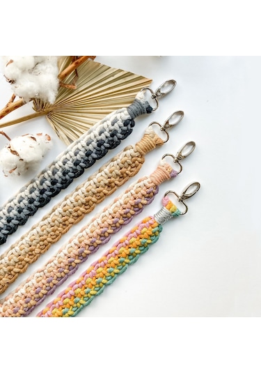 120cm El Dokuma Kamera Askısı Bohem Tarzı Çanta Omuz Askısı Çapraz Askı İpi - Siyah