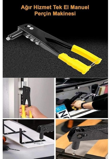 Profesyonel Perçin Tabancası Araç Koltuk Mobilya + Perçin