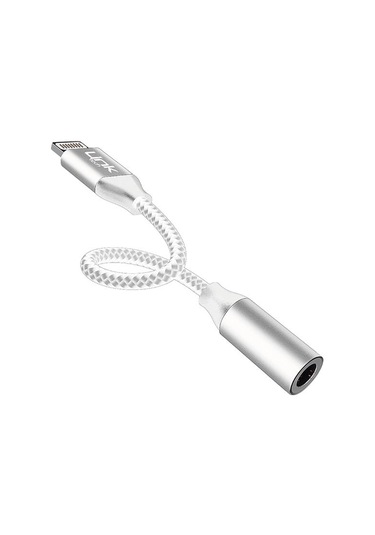 Linktech A194 Lightning 3.5 MM Jack Kulaklık Dönüştürücü 10 CM Beyaz