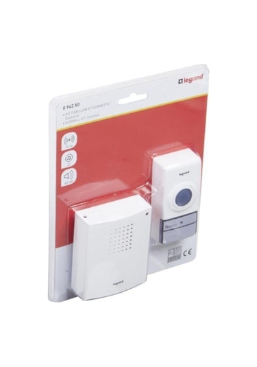 Legrand 094250 Kablosuz Zil Duracell Pil Dahil