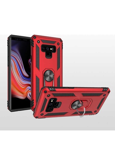 Galaxy Note 9 Kılıf Zore Vega Kapak Kırmızı