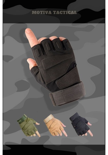Lenscape Blackhawk Combat Siyah Taktik Motosiklet Bisiklet Airsoft Eldiven