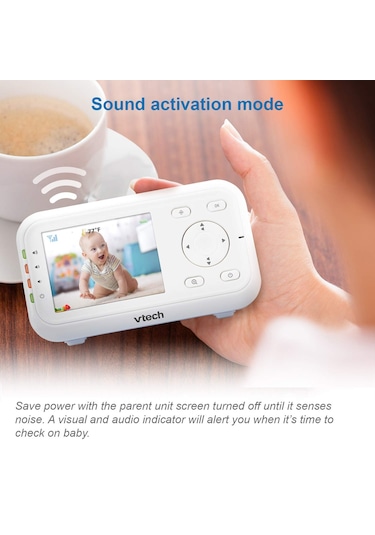 Vtech Video Bebek Monitörü - Otomatik Gece Görüşü, - 2.8 Inc Ekran