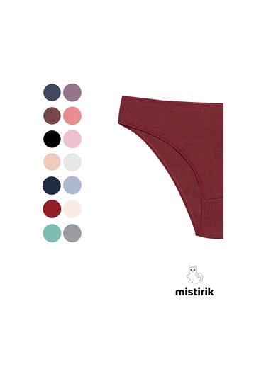 Taranto Model Fitilli Esnek Spor Külot Bordo Renk Bordo