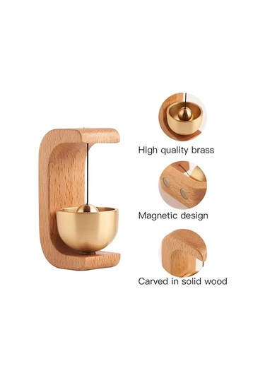 Dopamin Rüzgar Zili Manyetik Solunum Ev Rüzgar Zili Kayın Araba 1 Adet