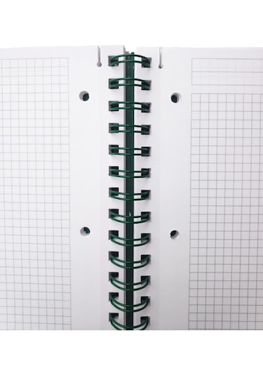 Le Color Elma Desen 2+1 Kareli & Çizgili 235x300 Spiralli Defter