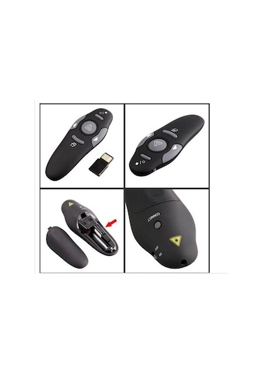 Kablosuz Lazer Sunum Kalemi Sunum Kumandası Kırmızı Lazer Pointer