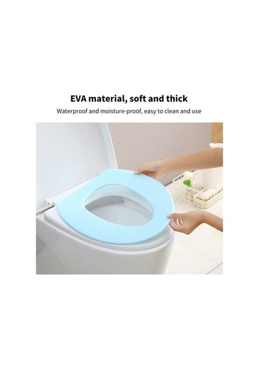 Tongxida Yüksek Tuvalet Tipi Su Sones O Minderi, Köpük Kalınlaştırılmış Geçirmez Eva Boyut: 40x34.5cm Bosphorusboutique Ur Diğer