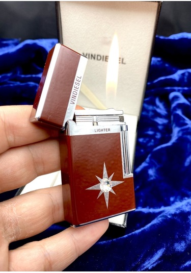 Vindiesel Dupont Model Özel Kutulu Gazlı Bordo Renk Desenli