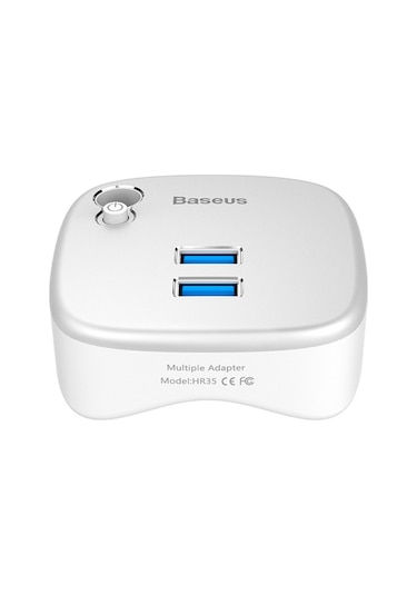 Baseus Rj45 Tf Çok Fonsiyonlu Notebook Adaptörü Hub Dual Usb 3.0 Gümüş