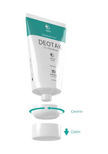 Deotak Mentol Ferahlığı 7 Güne Kadar Etkili Krem Deodorant 35 ML