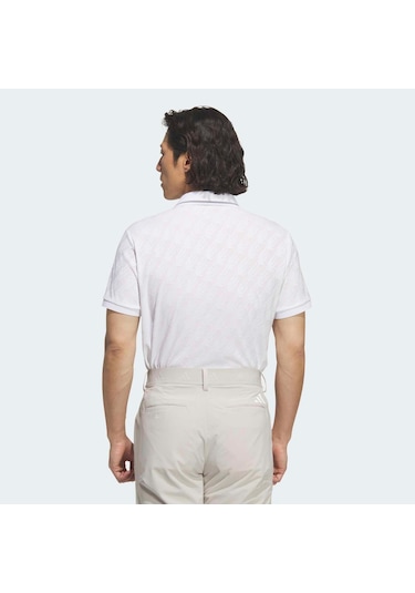 Adidas Jacquard Erkek Beyaz Polo Tişört Jy8231