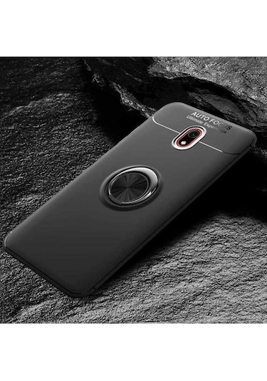 Xiaomi Redmi 8a Kılıf Zore Ravel Silikon Kapak Siyah
