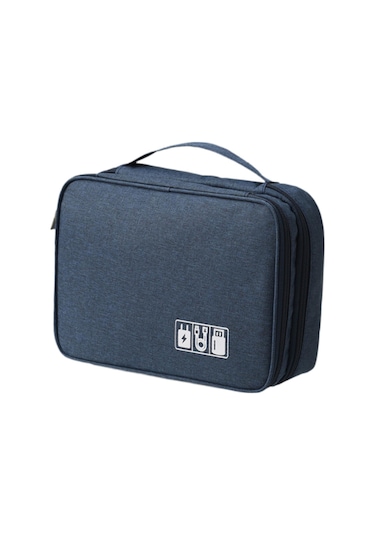 Homyl Dijital Elektronik Aksesuarlar Organizatör Taşıma Lacivert