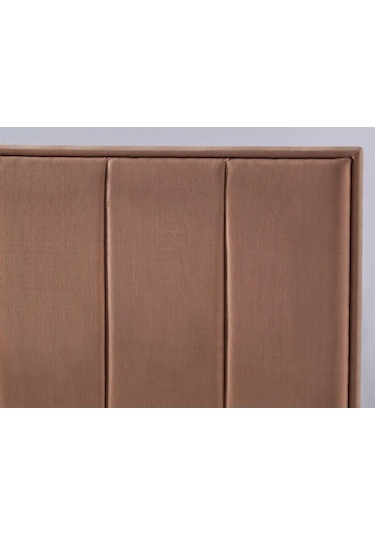Nironyatak Niron Comfort Başlık 100 Cm Tek Kişilik Yatak Başlığı Sütlü Kahve