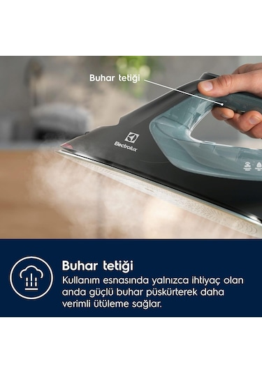 Electrolux E8SI2-8OG 2800 W Buharlı Ütü