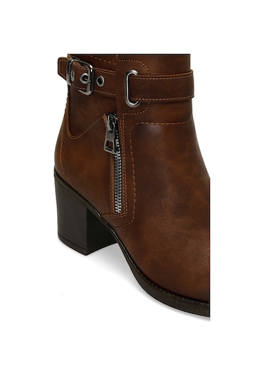 Butigo 24k-1031 4pr Taba Kadın Topuklu Bot 000000000101924972 Taba