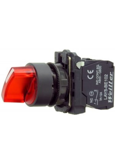 22mm 0-1 Kalıcı Ledli Mandal Buton 1no 240vac