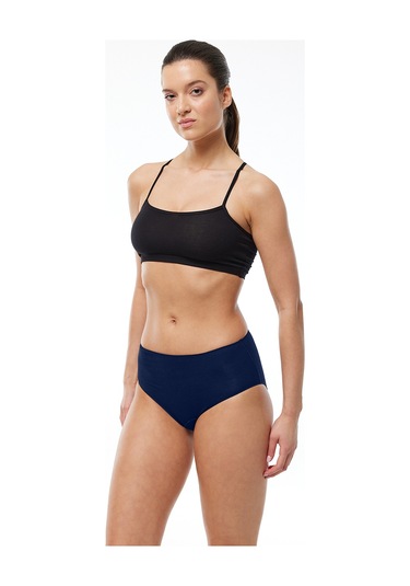 Malabadi Kadın Lacivert Gri Bordo 6 Lı Paket Modal Yüksek Bel Slip Külot 1955 Lacivert Gri Bordo