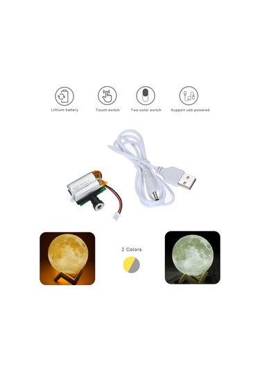 Fosenze 3d Yazıcı Dıy Için Doku Kontrollü Led Aydınlatma Paneli, İki Renk, Usb Şarjlı Ve Lityum Pilli Diğer