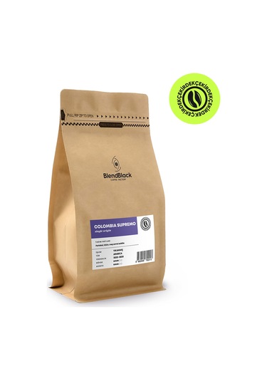Blendblack Colombia Supremo Çekirdek Kahve 250 G Single Origin