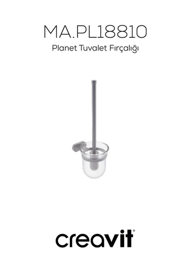 Creavit PL18810 Planet Tuvalet Fırçalığı Krom