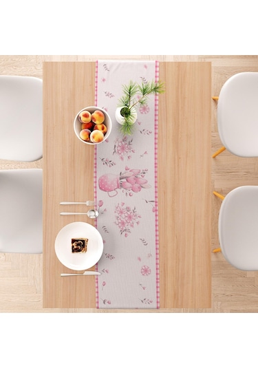 Suntek Noel Masa Örtüsü Cafe Dekoratif Ev Dekor Sevgililer