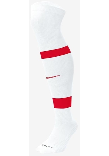 Nike U Nk Matchfit Knee High - Team Cv1956-103 Beyaz & Kırmızı Unisex Tozluk 001