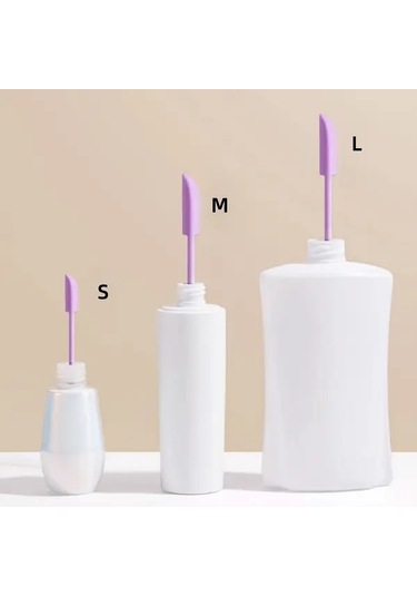 Willowhaven 3'lü Mor Mini Spatula Seti - Krem Ve Losyon Sıyırıcı, Dar Şişe Aparatı