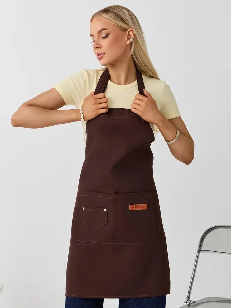 Dadilove Mutfak Önlüğü, Şef Önlüğü, Manikür Ustası İç 365973127 Kahverengi