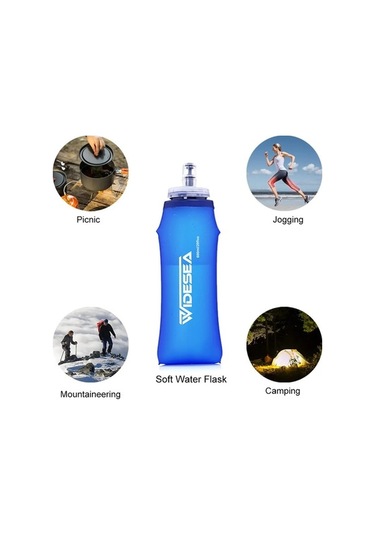 Maoyaya Widesea Kamp 600ml Yumuşak Su Şişesi İçme Spor Katlanır Çanta, Kullanıcı Yorumlarına Dayalı