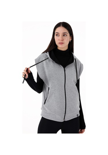 Scorp Impact Reversible Kadın Çift Taraflı Yelek Gri Standart Çok Renkli