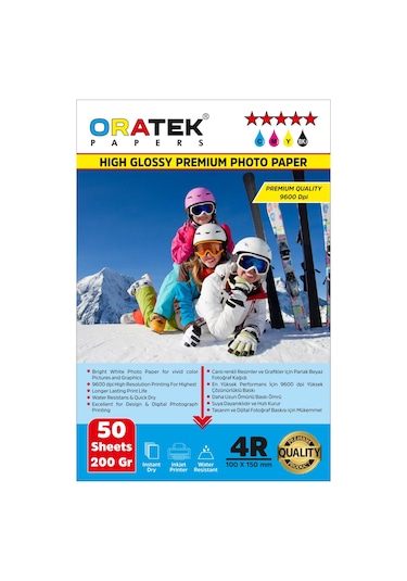 Epson Ecotank L8180 Fotoğraf Kağıdı 10x15 Cm Premium Parlak 200 Gr 50 Adet