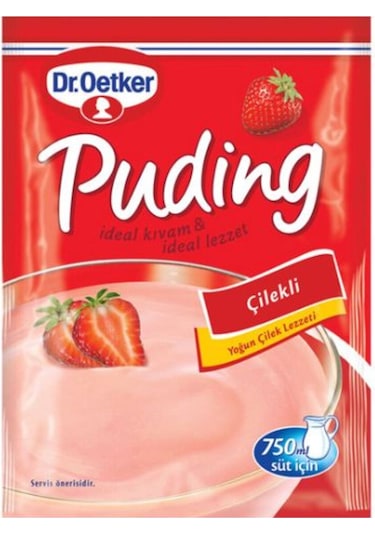 Dr Oetker Çilekli Puding 120 Gr.