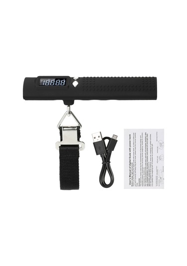 Taşınabilir Dijital Bagaj Tartısı, Güç Bankası Ve El Feneri Fonksiyonu İle Elektronik Tartı, Balık Tartısı, Bagaj Ağırlığı İçin Asma Tartı Diğer