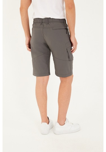 Camp Scoutland Camp725 Outdoor Tactical Su İticili Yazlık Erkek Taktik Şort Gri