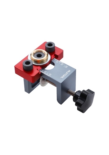 Sones 3'ü 1 Arada Delme Konum Belirleyici Yuvarlak Ahşap Konnektörler Açık Makine Konum Belirleyici Monomer + Somun Anahtarı