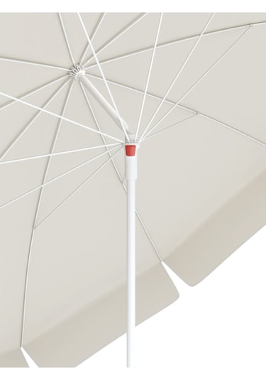 Türklersemsiye Tevalli Parasol'S 100/10 Lüks Plaj Ve Bahçe Şemsiye - Krem
