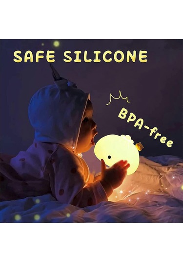 Çocuklar İçin Wabjtam Mantı Lambası, Sevimli Gece Lambası Renk De Çok Renkli