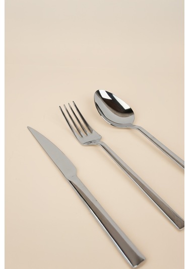 Masterchef 18 Parça Çatal Kaşık Bıçak Seti Gold Dafne Gümüş