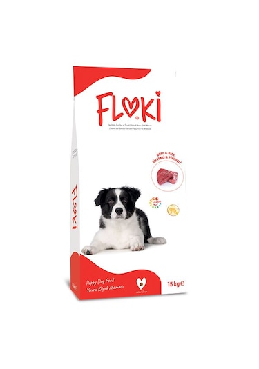 Floki Biftekli Yavru Köpek Maması 15 KG