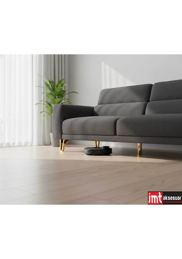 Penta 15 Cm Altın Koltuk Baza Dolap Tv Ünitesi Yatak Odası Konsol Çocuk Ve Genç Odası Ayağı Altın