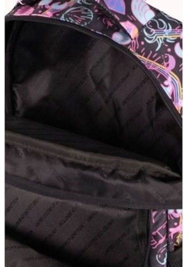 Benetton Siyah Renkli Sırt Çantası-03686 Çok Renkli